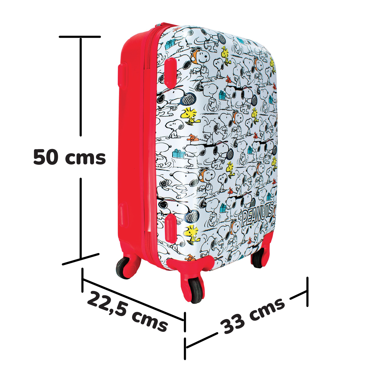 Set de Maletas de Viaje x 4 Peanuts - papelesprimavera