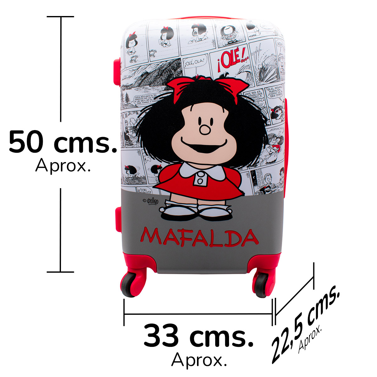 Maleta de Viaje Mafalda 20" Trolley
