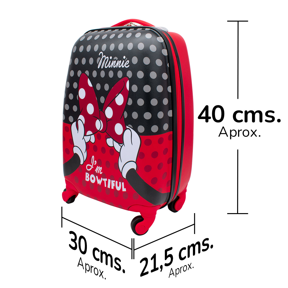 Maleta de Viaje Minnie 16" Trolley Disney