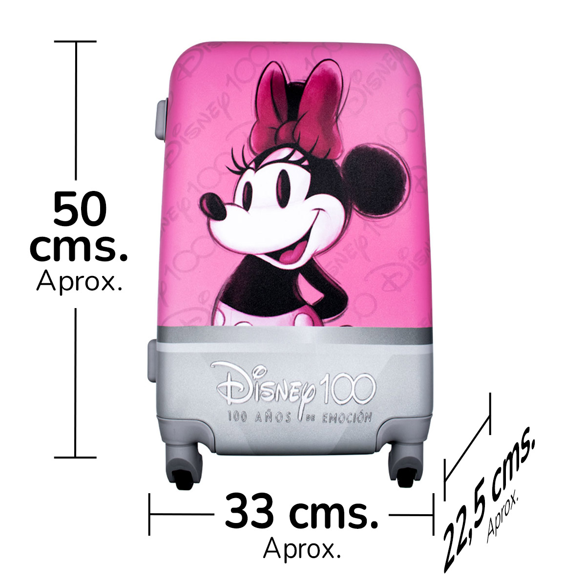 Maleta de Viaje Minnie 20” Trolley Disney 100
